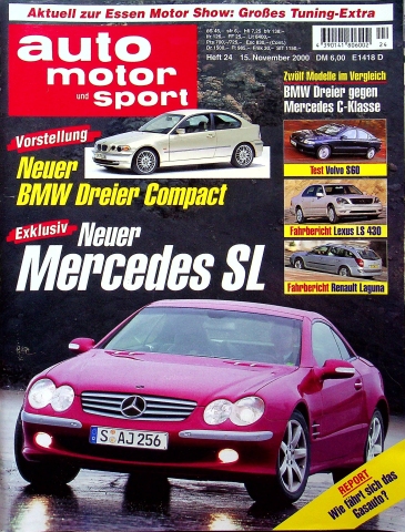 Deckblatt Auto Motor und Sport (24/2000)